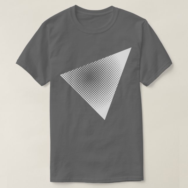 Camiseta triângulo raster (Frente do Design)