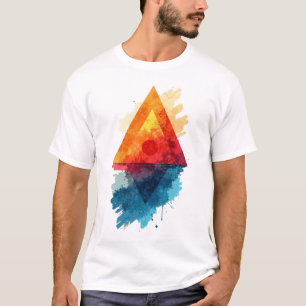 Camiseta Triângulo Refletido