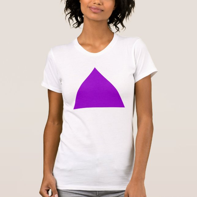 Camiseta Triângulo - Roxo (Frente)