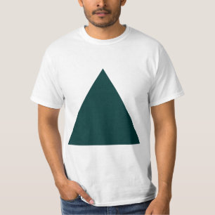 Camiseta Triângulo - Verde escuro