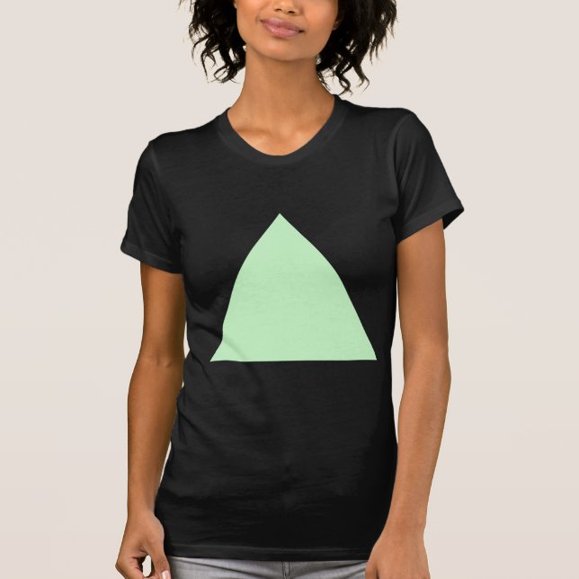 Camiseta Triângulo - Verde-Fantasma (Frente)