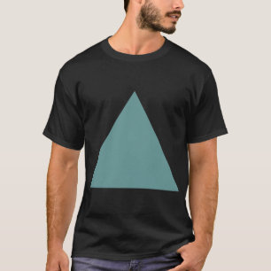 Camiseta Triângulo - Verde oceânico