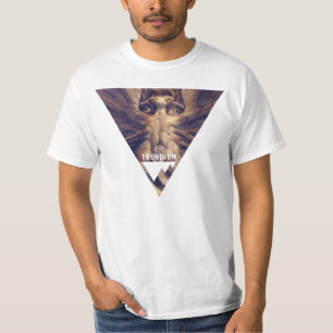 Camiseta Triângulo vermelho Trendium do dragão autêntico