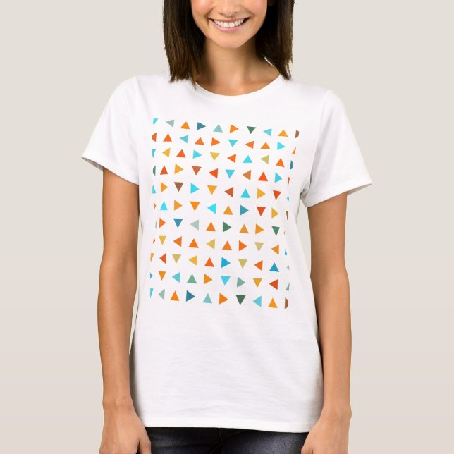 Camiseta Triângulos Coloridos (Frente)