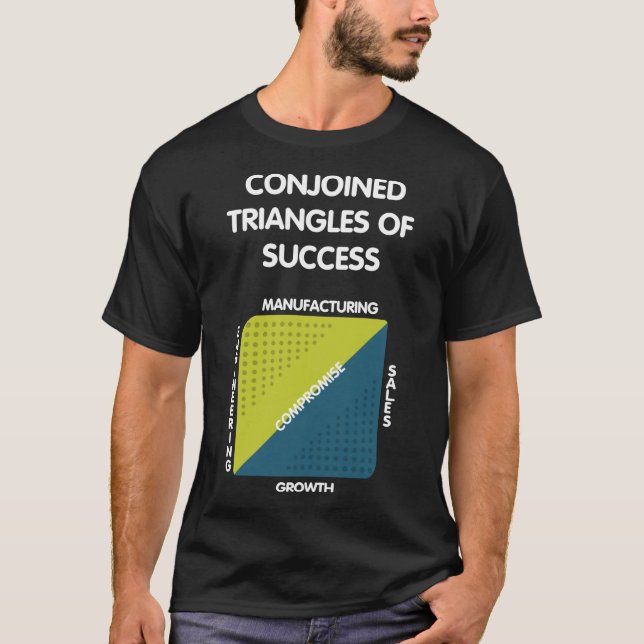 Camiseta Triângulos de Sucesso Conjuntos - Es do Vale do Si (Frente)