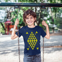 Triângulos Geométricos Amarelos