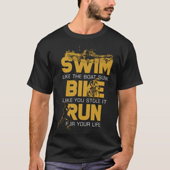 Camiseta Triathlete Gifts Triathlon (Frente)