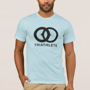 Camiseta Triathlete na raça do triathlon