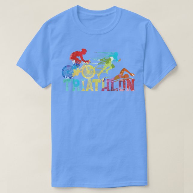 Camiseta Triathlete Vintage Triathlon (Frente do Design)