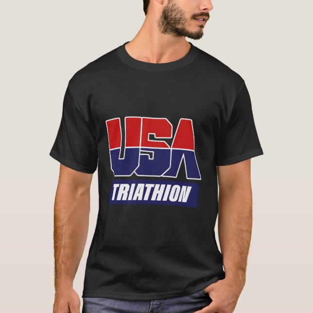 Camiseta Triathlon 2021 Equipe Dos Eua (Frente)