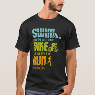 Camiseta Triathlon Competitor I Triathlete I Natação Bike R