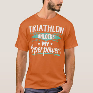 Camiseta Triathlon desbloqueia minhas superpotências Legal