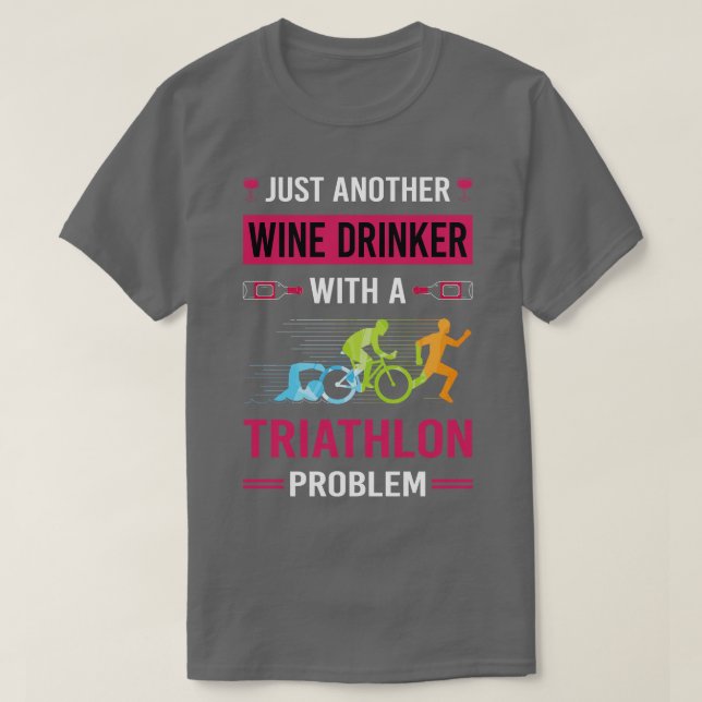 Camiseta Triathlon Drinker Triathlon (Frente do Design)