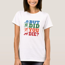 Camiseta Triathlon Engraçado Mas Você Morreu De bicicleta D
