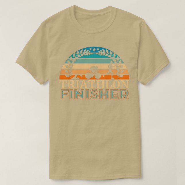 Camiseta Triathlon finisher perfect for first triathlon fin (Frente do Design)