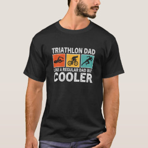 Camiseta Triathlon For Men Pai Bike Run Triathletletes
