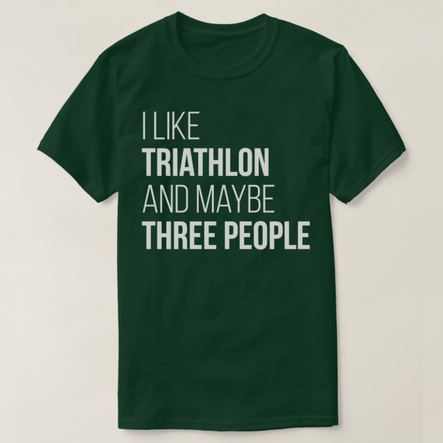 Camiseta Triathlon Funny Cote para Mulheres (Frente do Design)