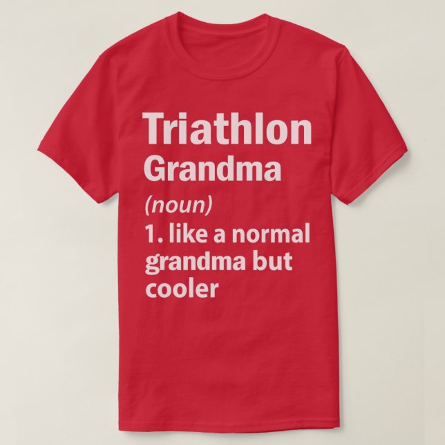 Camiseta Triathlon grandma (Frente do Design)