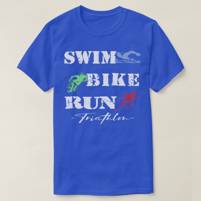 Camiseta Triathlon Natação Bike Run Triathlete 71 (Frente do Design)