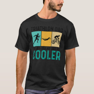 Camiseta Triathlon Pai Como Um Pai Normal Muito Mais Vias