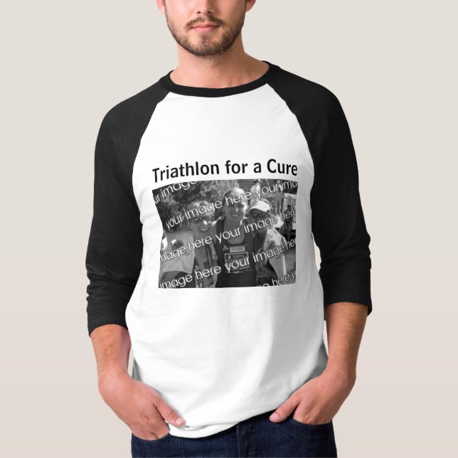 Camiseta Triathlon para uma cura (Frente)