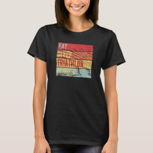 Camiseta Triathlon Racing Retro Para Triathlet