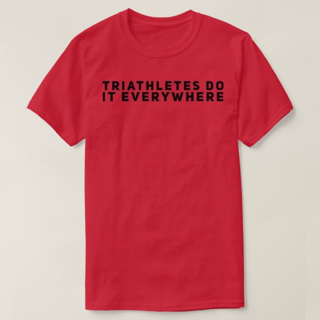 Camiseta Triathlon Roupa (Frente do Design)
