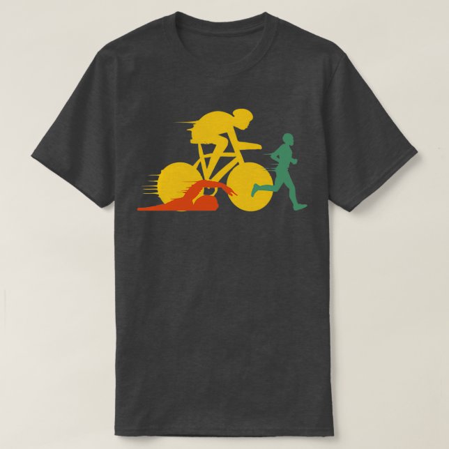 Camiseta Triathlon Running Triathletes Competidores Atletas (Frente do Design)