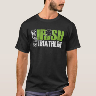 Camiseta Triathlon Sport Bebendo Feliz Rua Patrick