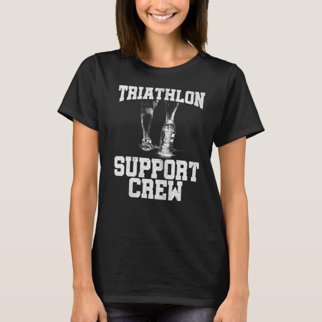 Camiseta Triathlon Support Crew Runing Cycling Nadando Tr (Frente)