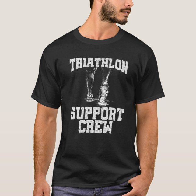 Camiseta Triathlon Support Crew Runing Cycling Nadando Tr (Frente)