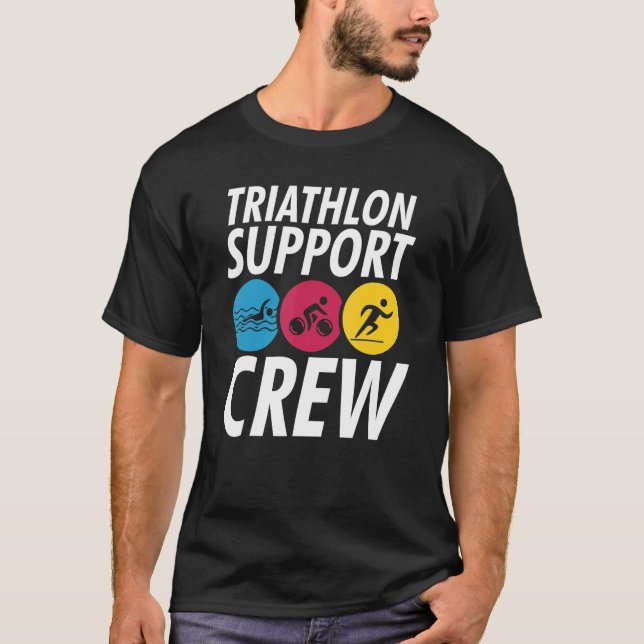 Camiseta Triathlon Support Crew Triathlete (Frente)