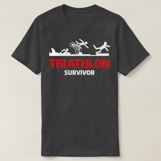 Camiseta Triathlon Survivor 2 (Frente do Design)