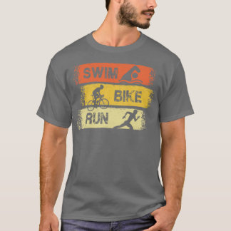 Camiseta Triathlon Swim Bike Run 22