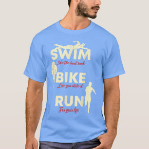 Camiseta Triathlon Swimming Cycling Running 1369