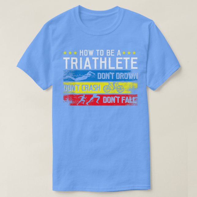 Camiseta Triathlon Triathlete Sports (Frente do Design)