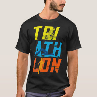Camiseta Triathlon Triathlon Triathlon Run Bicycle Ride