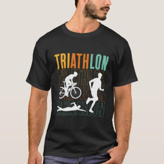 Camiseta Triathlon Triathlons Sports Triathlete