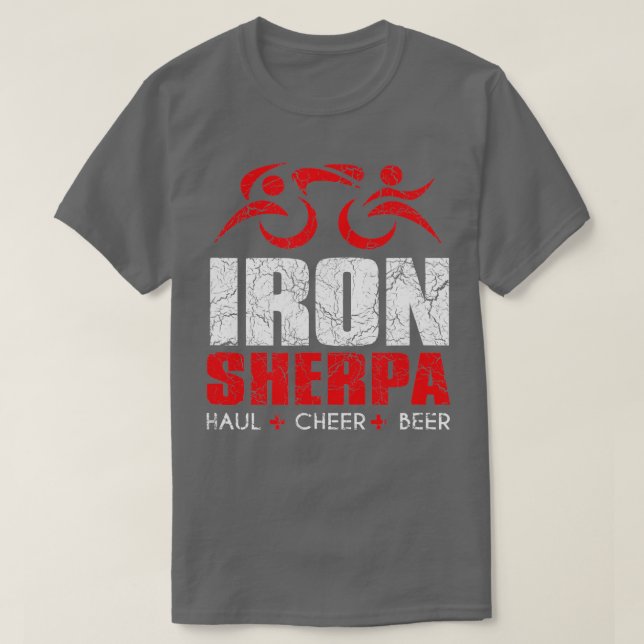 Camiseta Triatleta de FERRO SHERPA, inspira Haul Ch (Frente do Design)