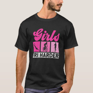 Camiseta Triatleta de Treinamento Girls Tri Harder Triathlo