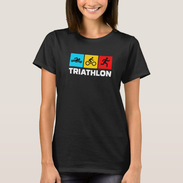 Camiseta Triatleta S Triatleta S de Natação de Bike com Exe (Frente)