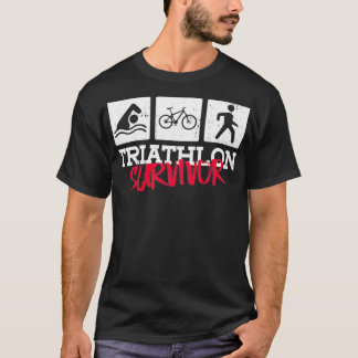Camiseta Triatleta Triathlon Survivor Triathlon Training