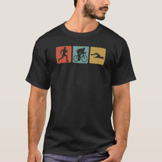 Camiseta Triatlo Vintage Box Ciclista Corredor Nadador
