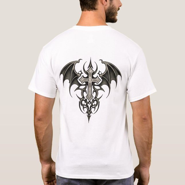 Camiseta Tribal Cross Emblem (Verso)