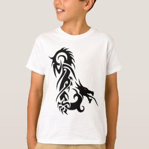 Camiseta Tribal de Dragão para Meninos