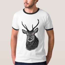 Camiseta tribal do cervo mandala