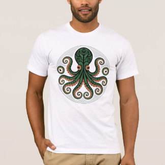 Camiseta Tribal do Polvo do Oceano