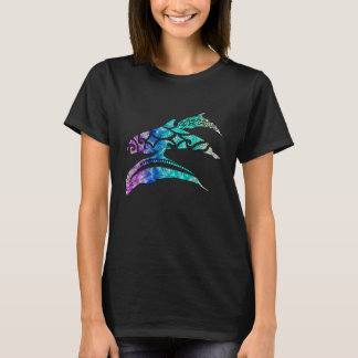 Camiseta Tribal Dolphin Pod Ocean