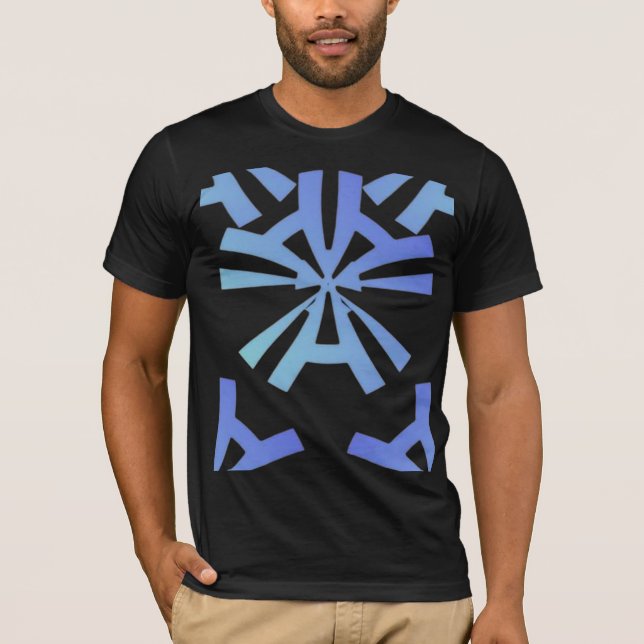 Camiseta tribal futurista  (Frente)