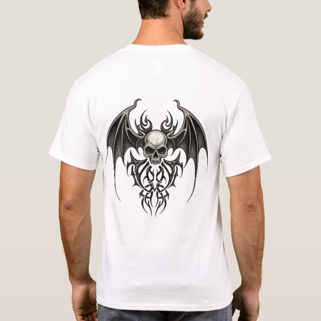Camiseta Tribal Guardian Skull (Verso)